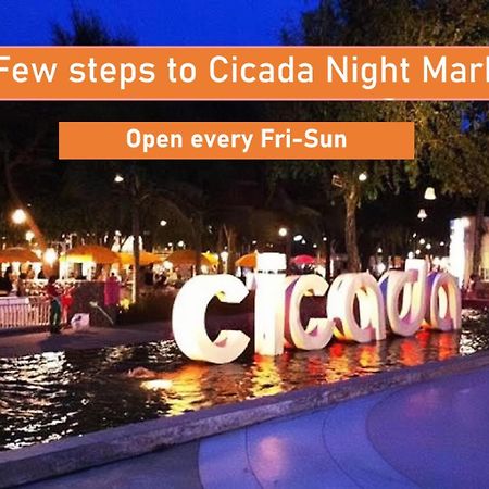 Highest Floor Close To Cicada And Tamarind Night Market Lahabana Condo หัวหิน ลาฮาบาน่า คอนโด ชั้นบนสุด ติดกับตลาดซิเคด้าและตลาดแทมมารีน Buitenkant foto